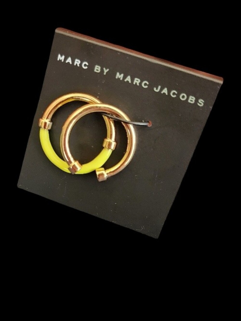 Marc by Marc Jacobs Hula Hoop Two-Tone Stacked Ring Set - Picture 3 of 4